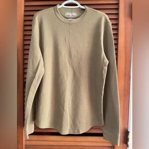 American Eagle Outfitters Shirt Mens Thermal Waffle Knit Size M